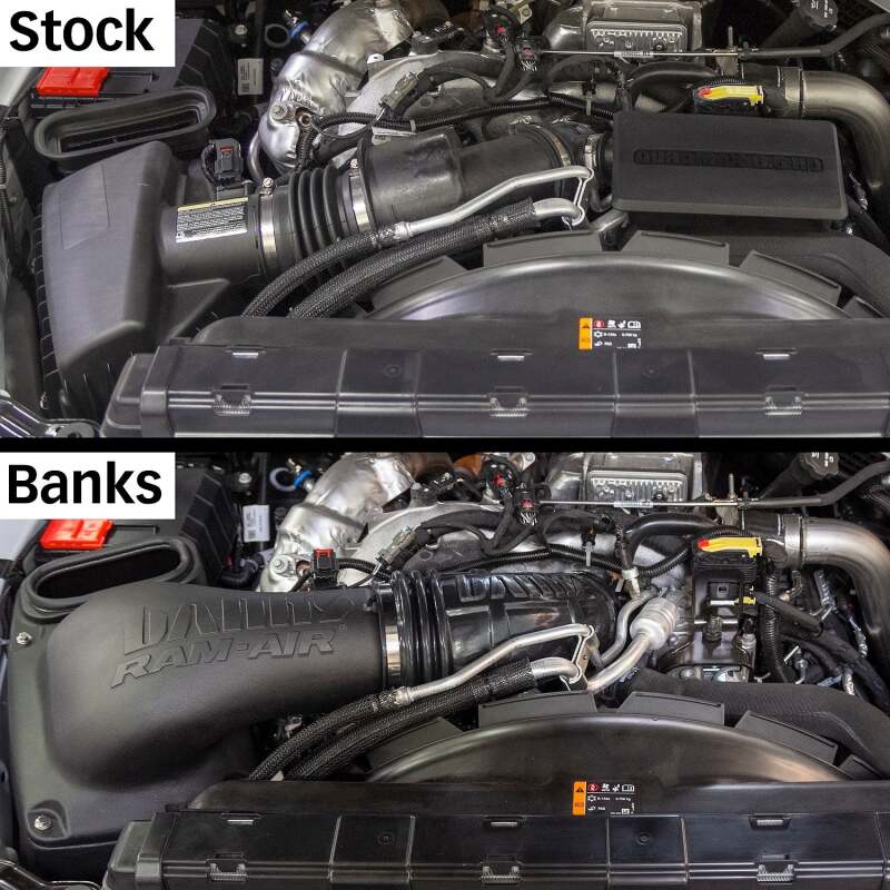 GMC 3500 Performance Air Intake - Banks Power - Ram-Air, Oiled - `20-`23